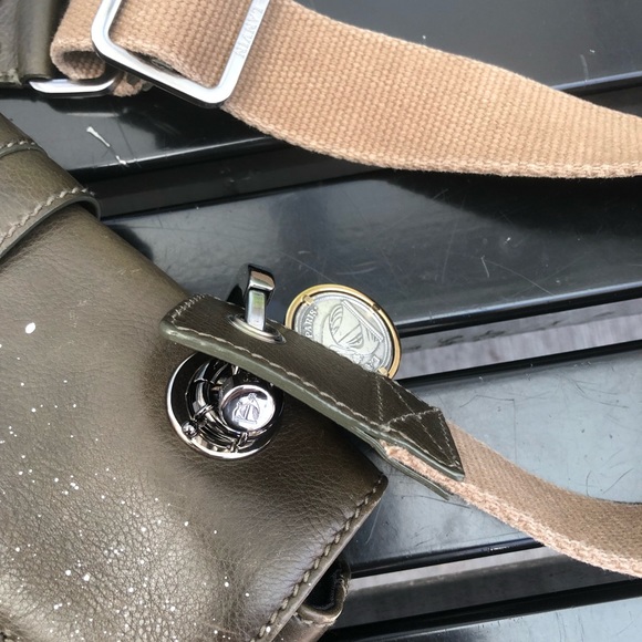 Lanvin leather shoulder clutch bag - Picture 13 of 15